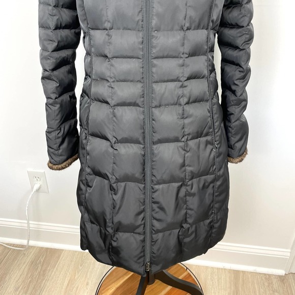 Laundry By Shelli Segal Down Puffer Coat In Black Size Large - Picture 4 of 13